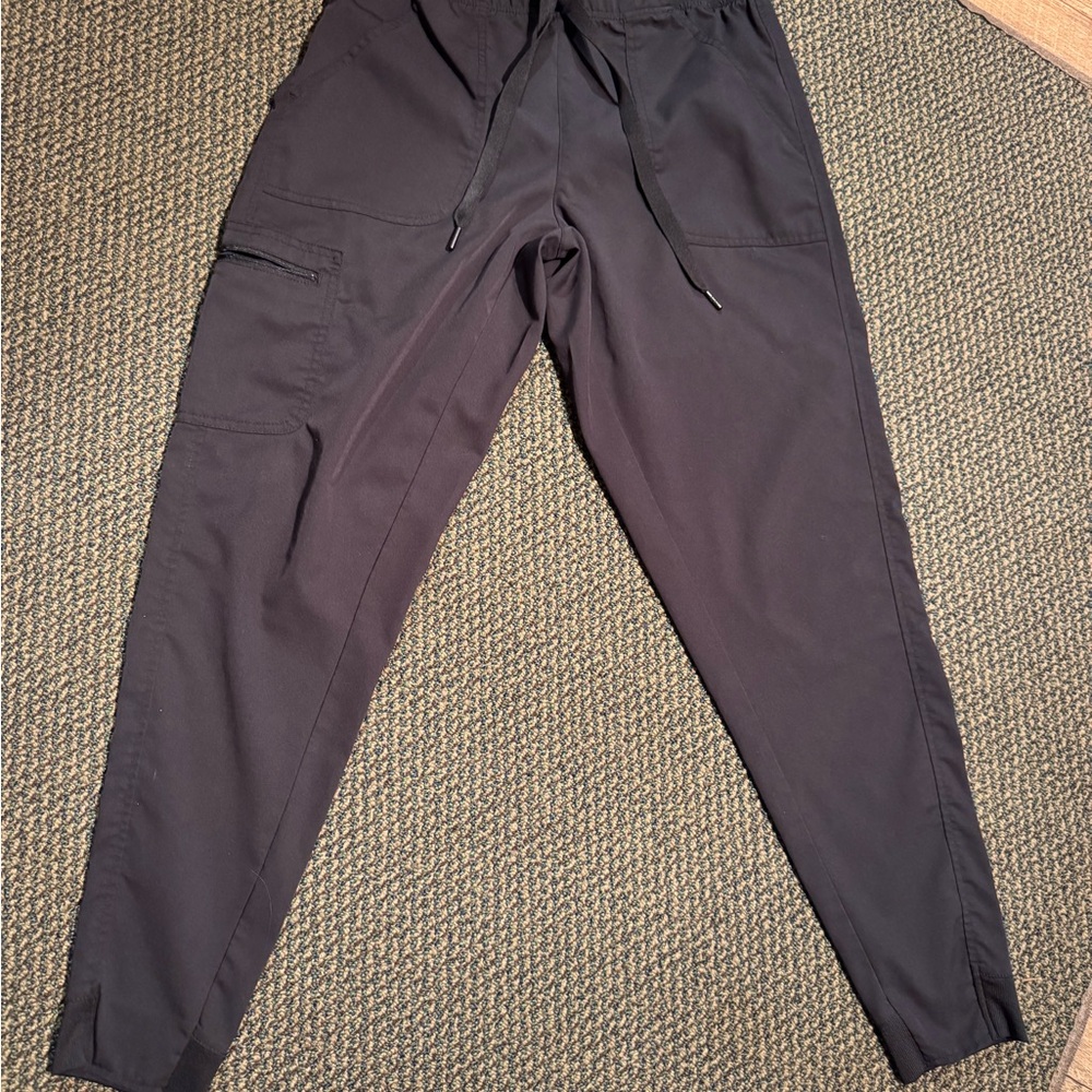 Women's Black Jogger Scrub Pants